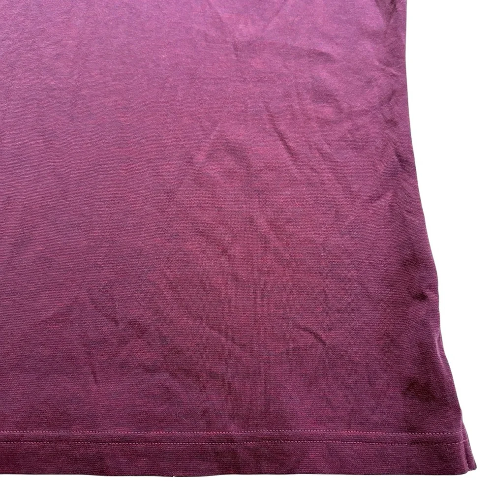 Banana Republic Luxury Touch Burgundy Polo Shirt Men’s Size Large Standard Fit